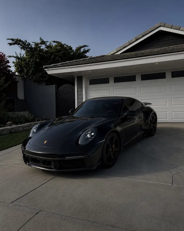 Black Porsche 911 finished at the Most Wanted studio